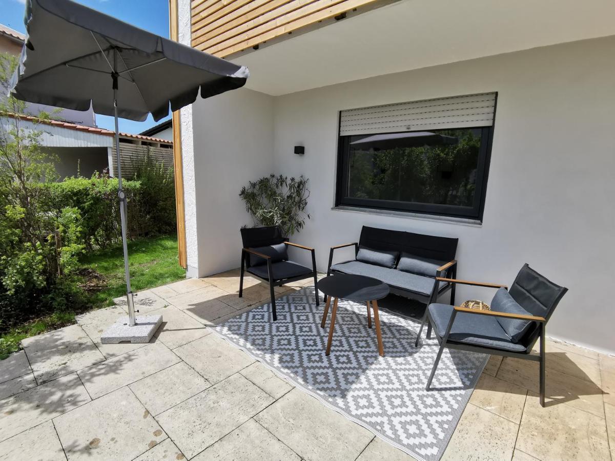 Moderne Ferienwohnungen Mit Designbad Petting Luaran gambar